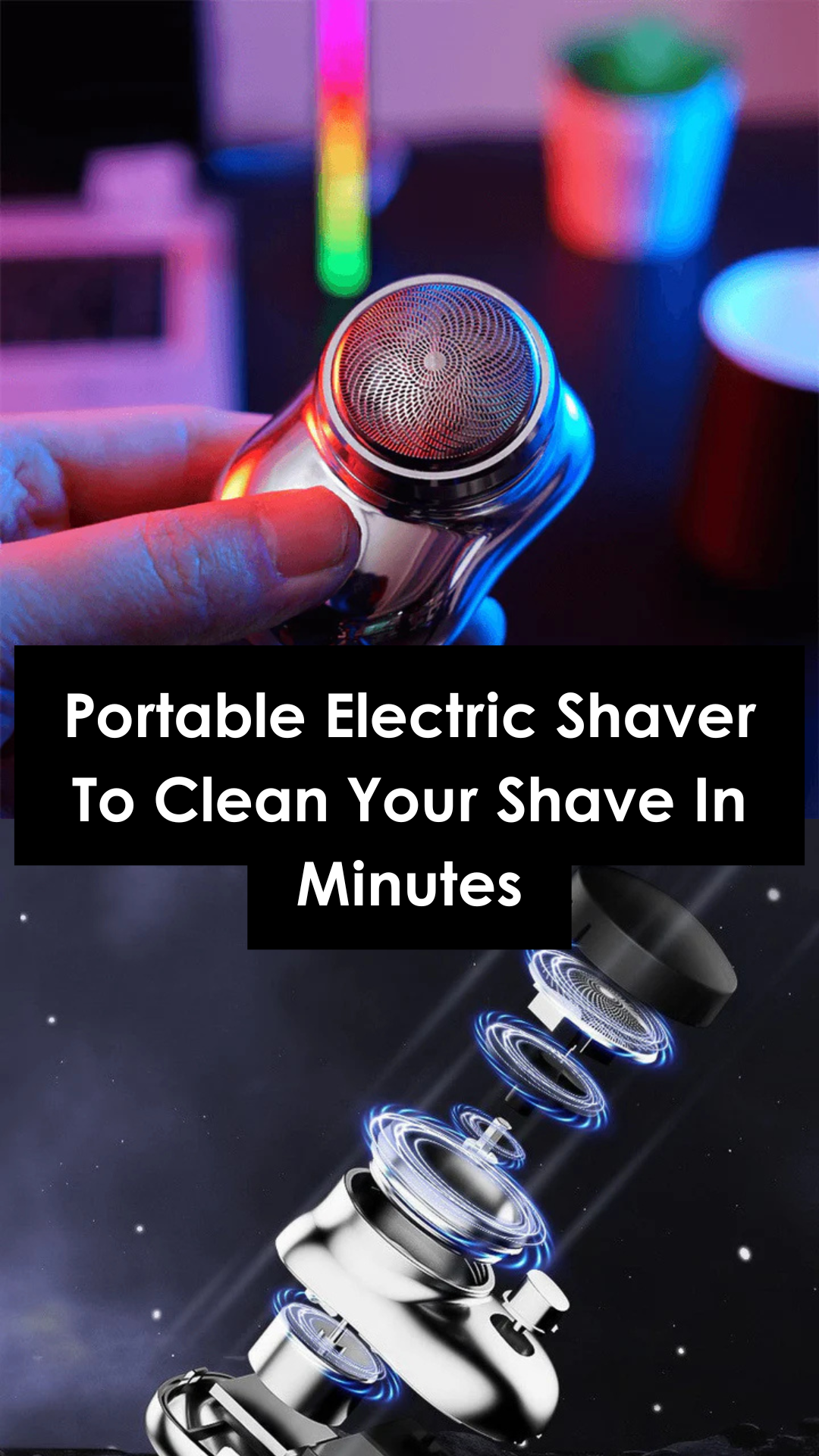 Portable Electric Shaver To Clean Your Shave In Minutes